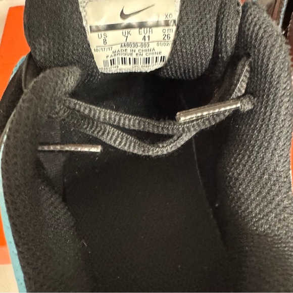 Air Zoom Vapor X Tennis Shoes - Black/Gamma Blue - Men’s 8 - AA8030-003 (Clean!) - Picture 12 of 16